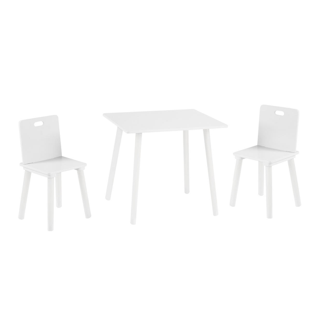 KINDERSITZGRUPPE - Weiß, Holzwerkstoff (60/54/50cm) - Roba