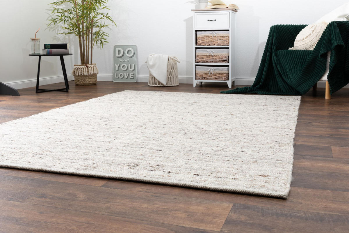 HANDWEBETEPPICH 240/340 cm Korinth - Hellbraun, Naturmaterialien (240/340cm) - Steffensmeier