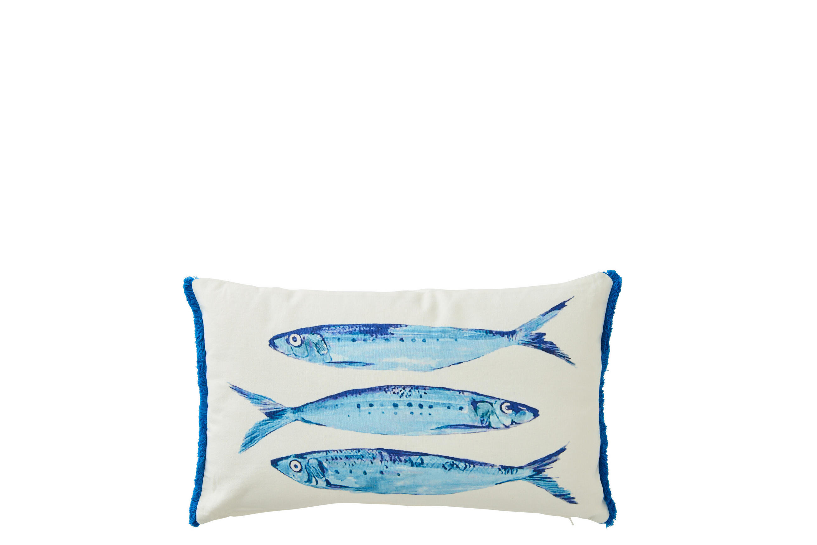 KISSEN SARDINEN Multi - Blau, Textil (30/50cm) - J-Line
