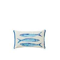 KISSEN SARDINEN Multi - Blau, Textil (30/50cm) - J-Line