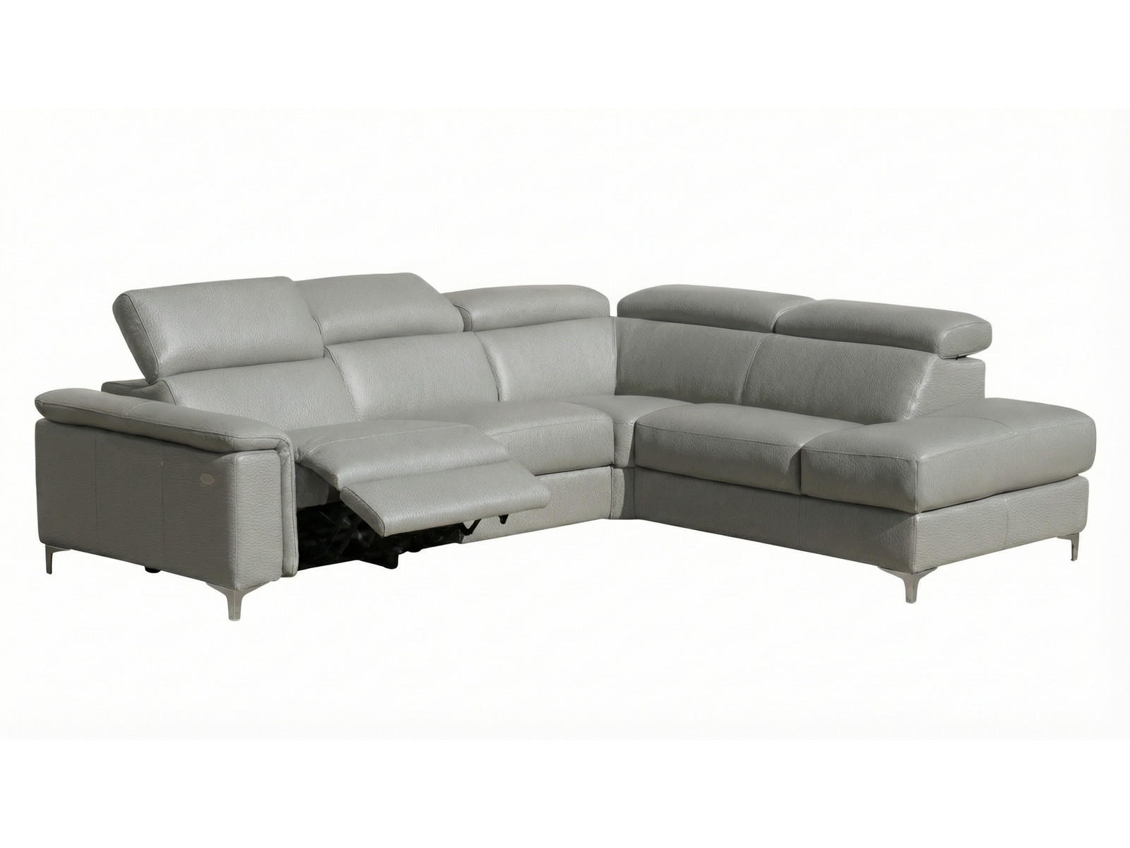XXXLutz Ecksofa Hellgrau 271x81x224 cm