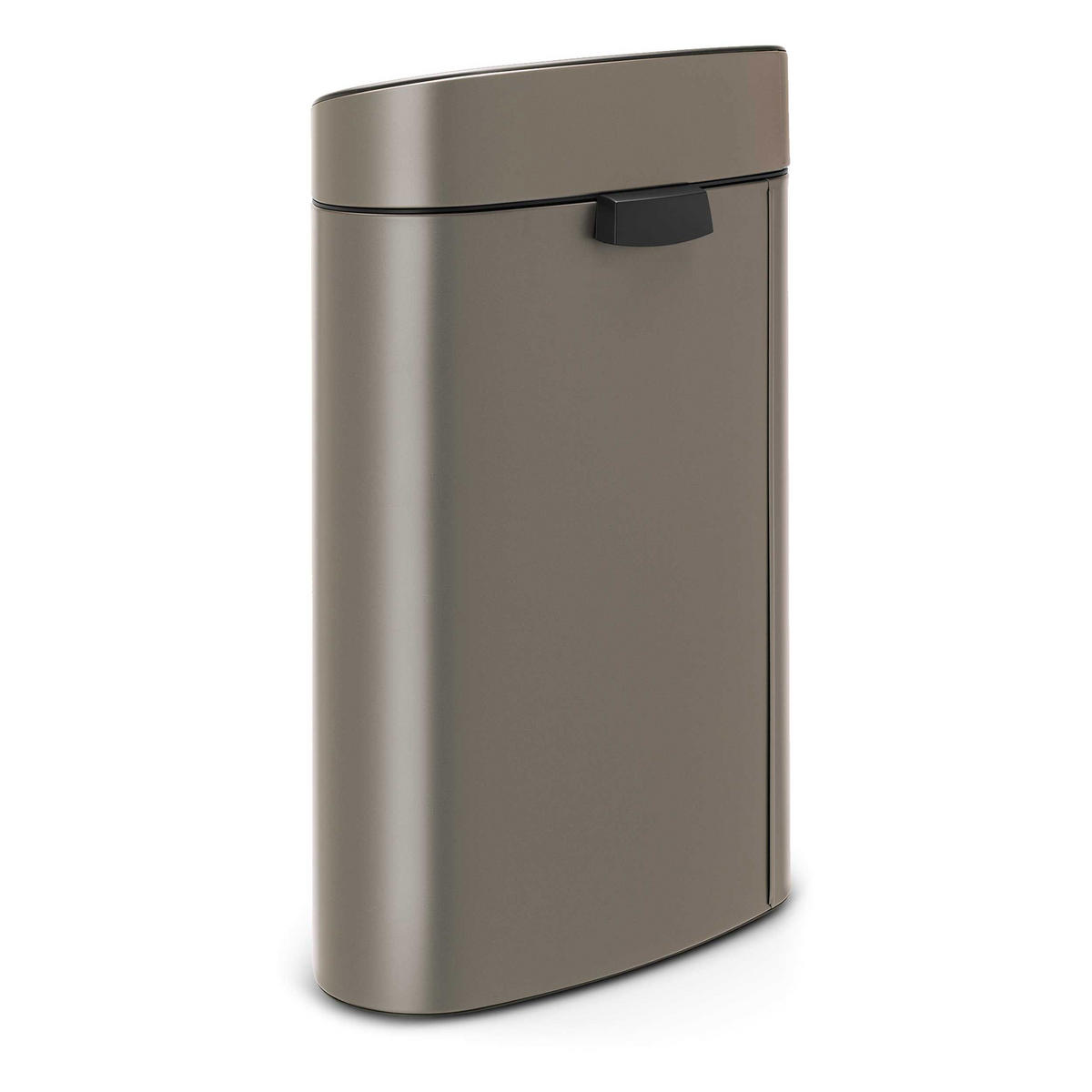 ABFALLEIMER Touch Bin Recycle, Platinum, 10 / 23 L - Silberfarben, Metall (47.5/76/32.5cm) - Brabantia