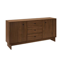 ŠIROKÁ KOMODA Tmavé drevo - hnedá, kompozitné drevo (176.4/83.8/40cm) - Petits-meubles