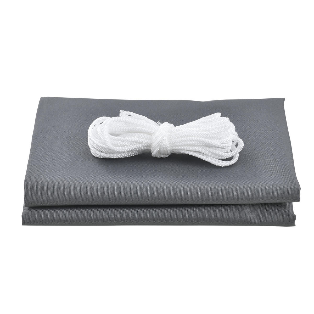 SONNENSEGEL Patras - Dunkelgrau, Textil (400/400cm) - [en.casa]