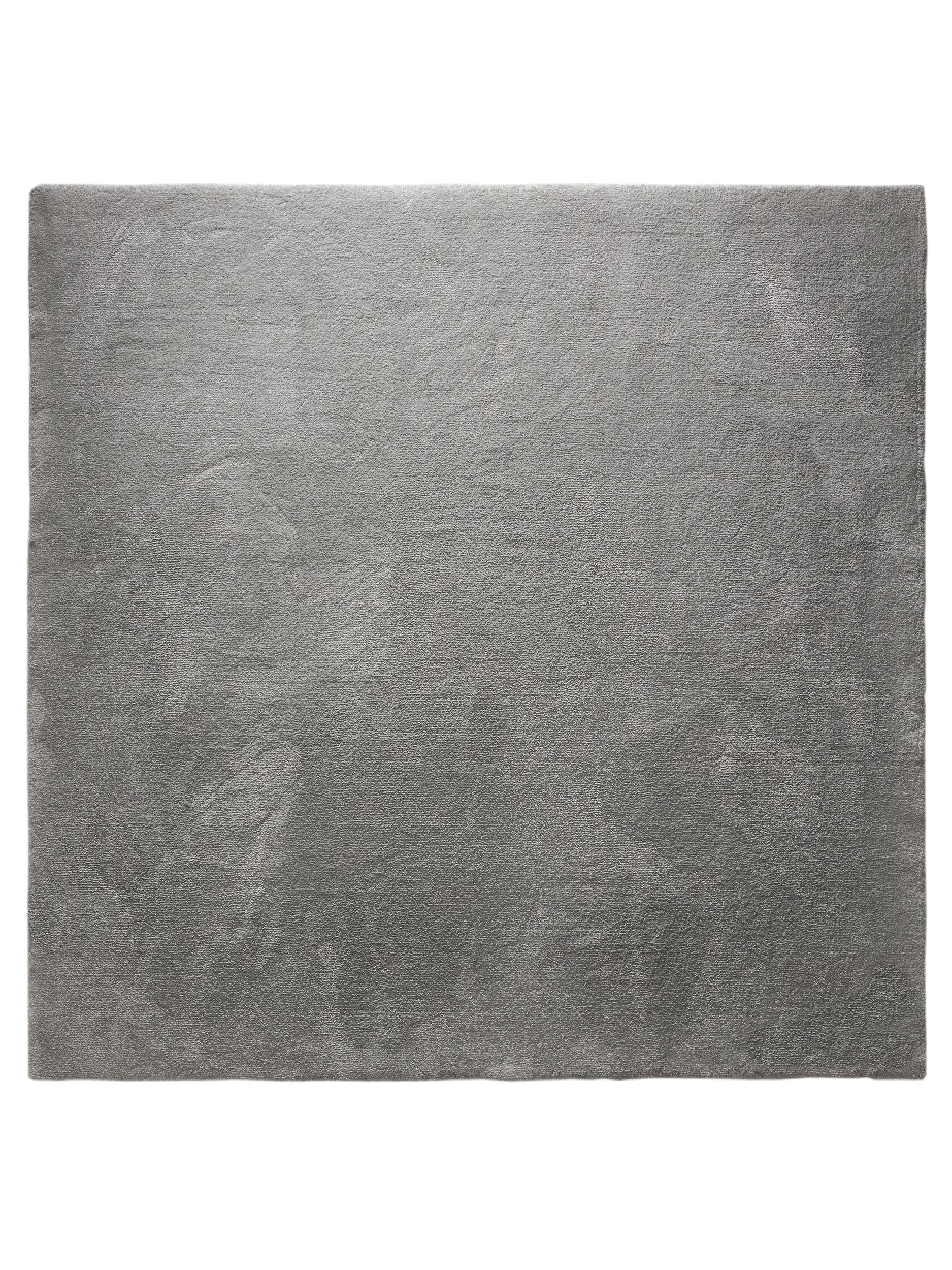 PRALNA kosmata preproga Melvin svetlo siva 200x200 cm - svetlo siva, umetna masa (200/200cm) - benuta Nest