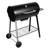 KOHLEGRILL - Schwarz, Metall (56.5/95.5/104.5cm)