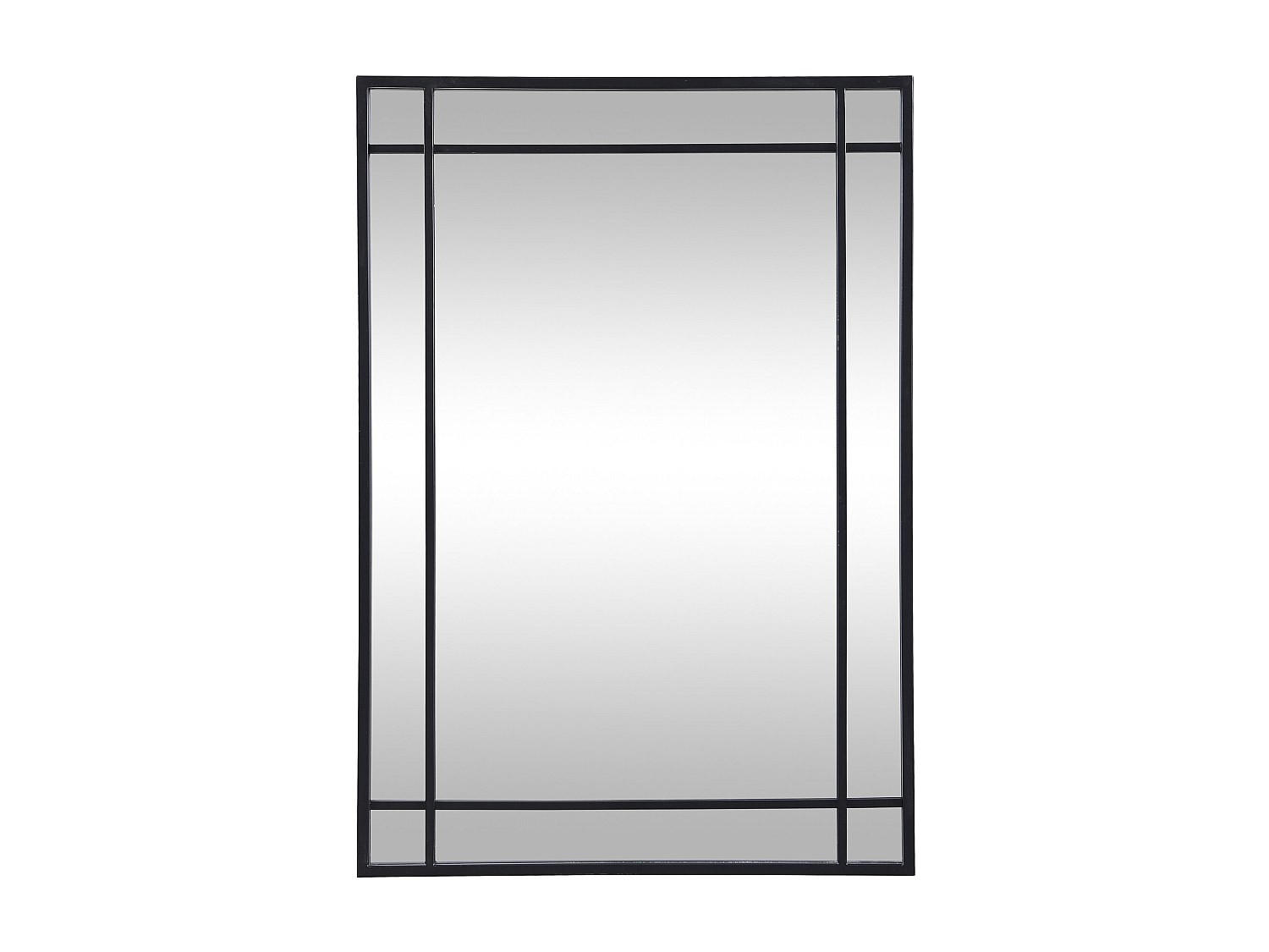 Vente-Unique Wandspiegel Schwarz 60x86.5x2 cm