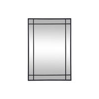 SPIEGEL Industriell - 60 x 86,5 cm - Metall - Schwarz - HISAE - Schwarz, Metall (60/86.5/2cm) - Vente-Unique