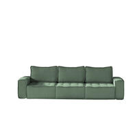 SOFA Sande In Raven - Grün, Holzwerkstoff/Textil (292/85/90cm) - Fun Möbel