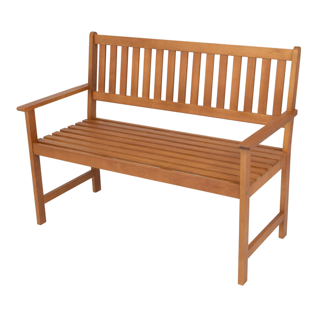 GARTENBANK Canzano - Eukalyptusholzfarben, Holz (120/90/58cm) - casa.pro