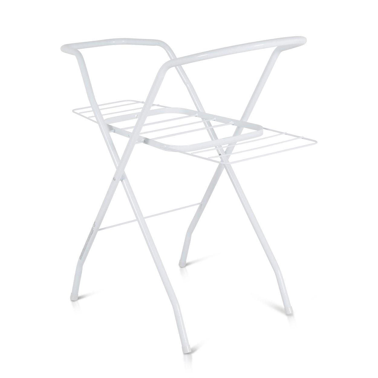 BABYBADEWANNEN Ständer 2 in 1 Aqua weiß Aqua Babywäschetrockner Metall klappbar - Weiß, Metall (48/95cm) - Cangaroo
