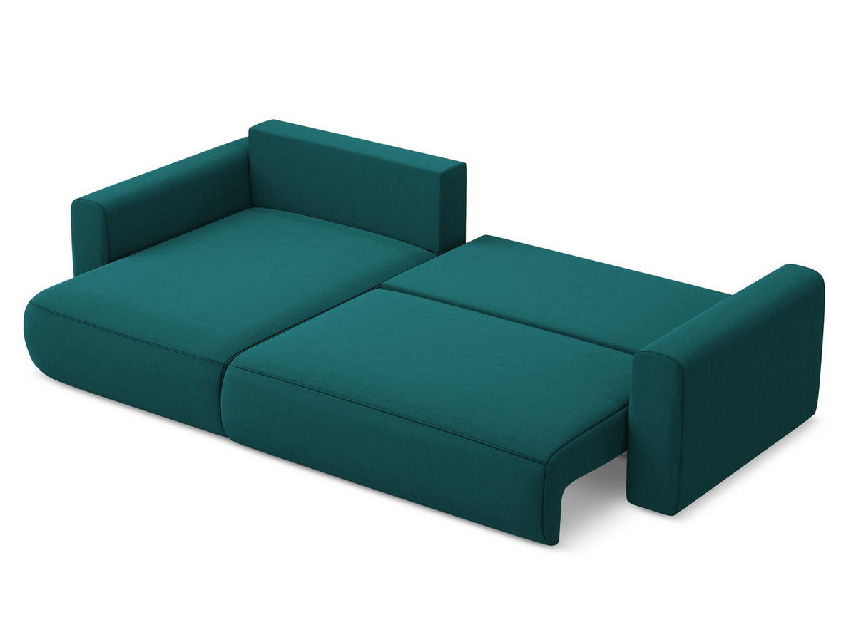 3-SITZER SOFA Chenille Stoff Gelb - Currygelb/Gelb, Kunststoff/Textil (210/74/105cm) - Makamii