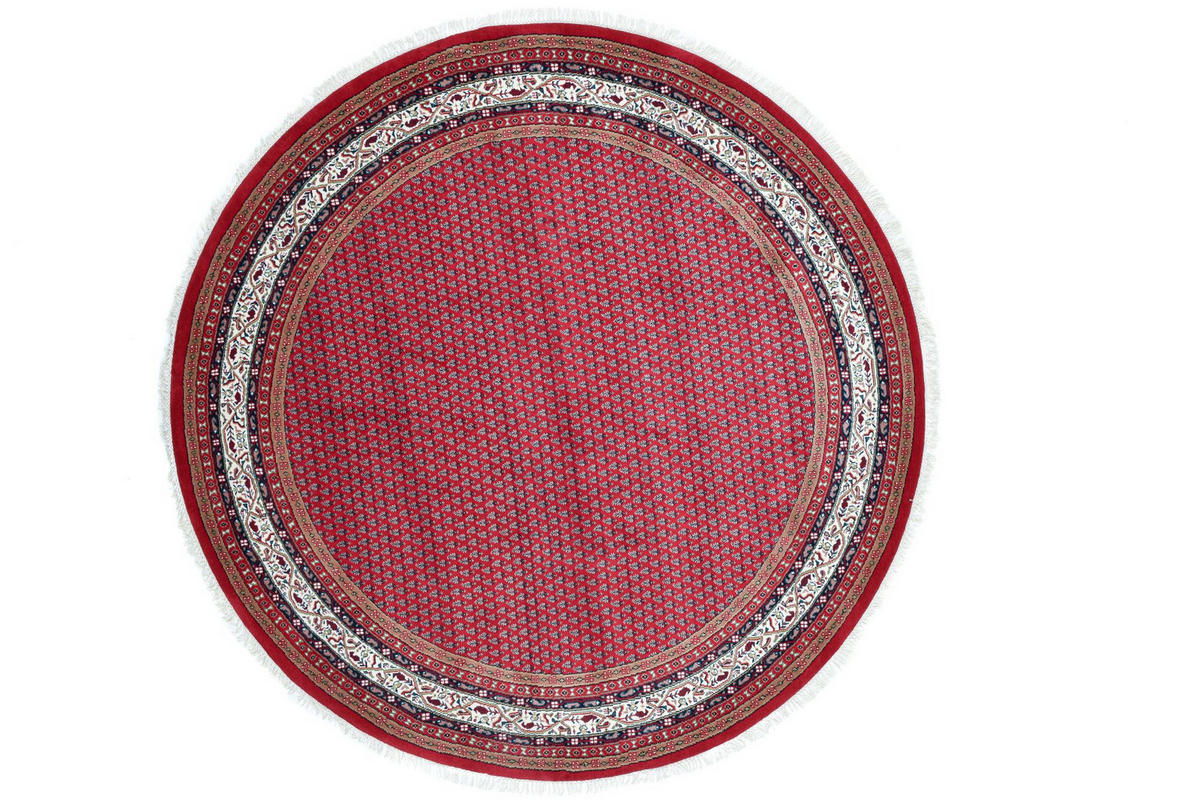 ORIENTTEPPICH Indo Mir, klassisch, strapazierfähig 250x250 cm - Terra cotta, Textil (250/250cm) - Rug and Roll