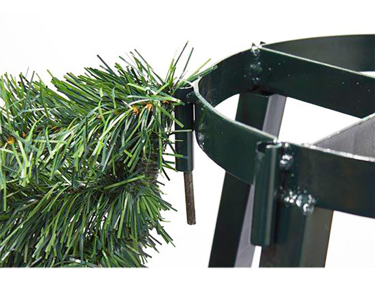 WEIHNACHTSBAUM künstlicher DELUXE BERNARD 500 cm, grün, 2D/3D, 17204 Zweige, inkl. Metallständer - Grün, Kunststoff/Metall (288/500cm) - LAALU