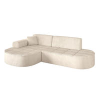 ECKSOFA Ottomane Links TARO-L1 - 243x171x79,5 cm Beige - Beige, Holzwerkstoff/Textil (243/171cm) - ALTDECOR
