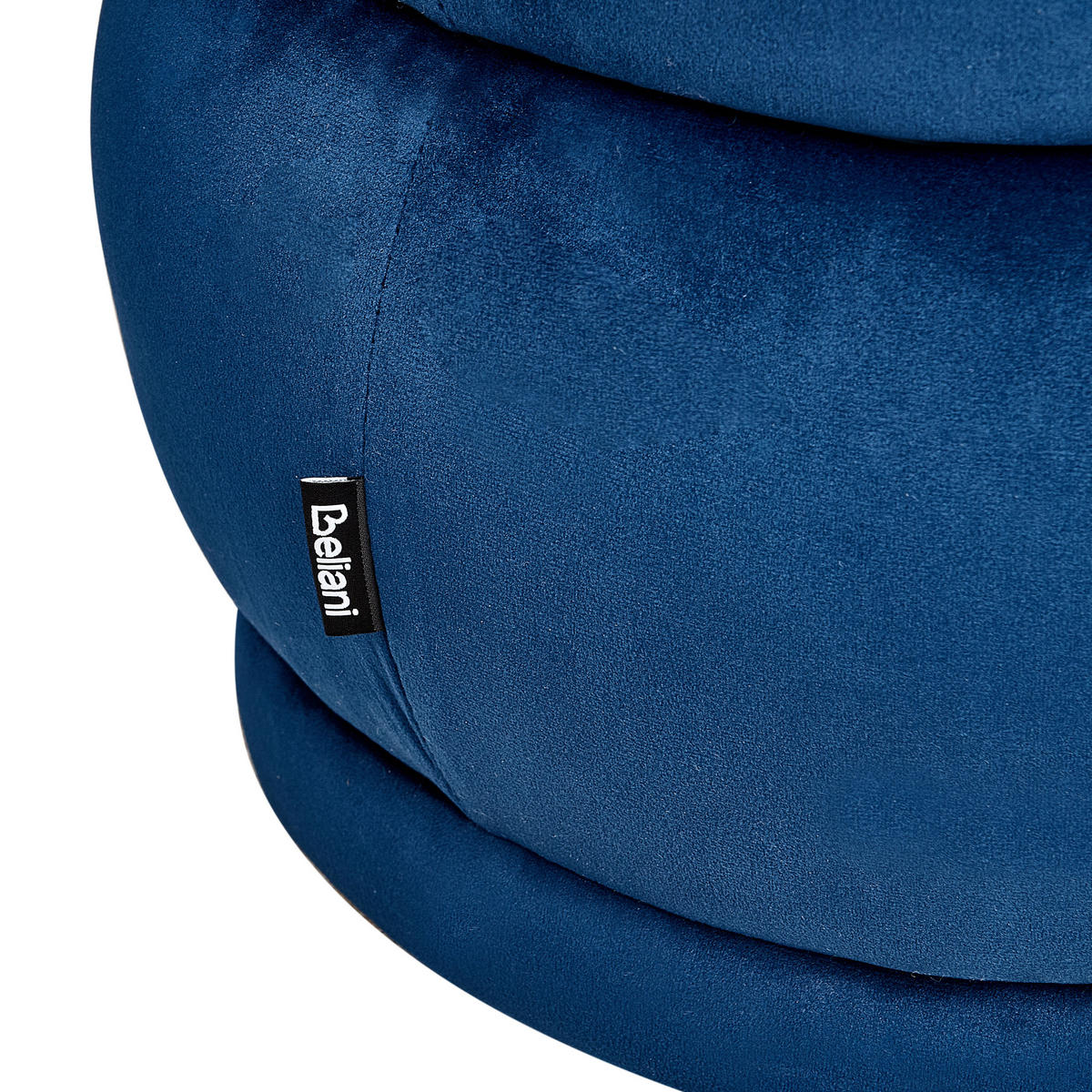 BANK Marineblau Ellendale - Blau, Textil (90/40/41cm) - Beliani