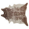 KUNSTFELL-TEPPICH Bogong 170/130 cm - Beige/Goldfarben, Kunststoff (130/170cm) - Beliani
