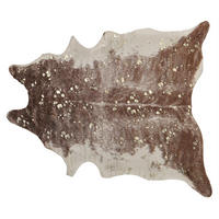 KUNSTFELL-TEPPICH Bogong 170/130 cm - Beige/Goldfarben, Kunststoff (130/170cm) - Beliani