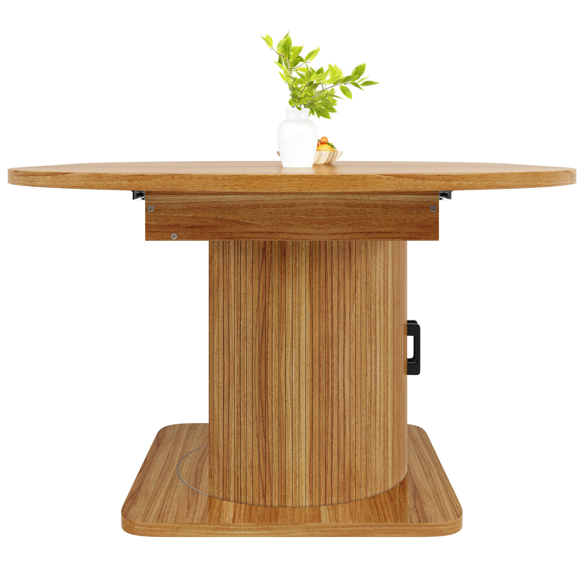 Meubliv Esstisch Dunkelbraun 118x76x118 cm