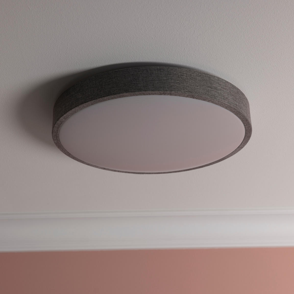 DECKENLEUCHTE Filiz G80820/70 - Grau, Metall (38.5/38.5/8cm) - Brilliant