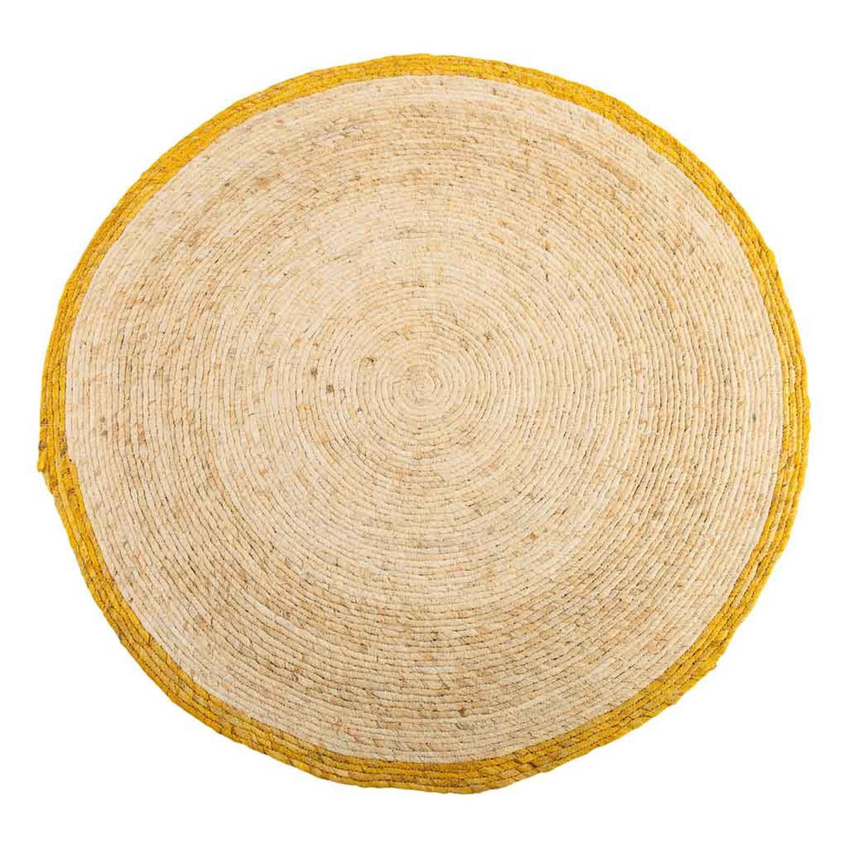 JUTETEPPICH rund, braun, D120x1 cm - Gelb/Naturfarben, Naturmaterialien/Naturmaterialen (120/120cm) - Wanderlust