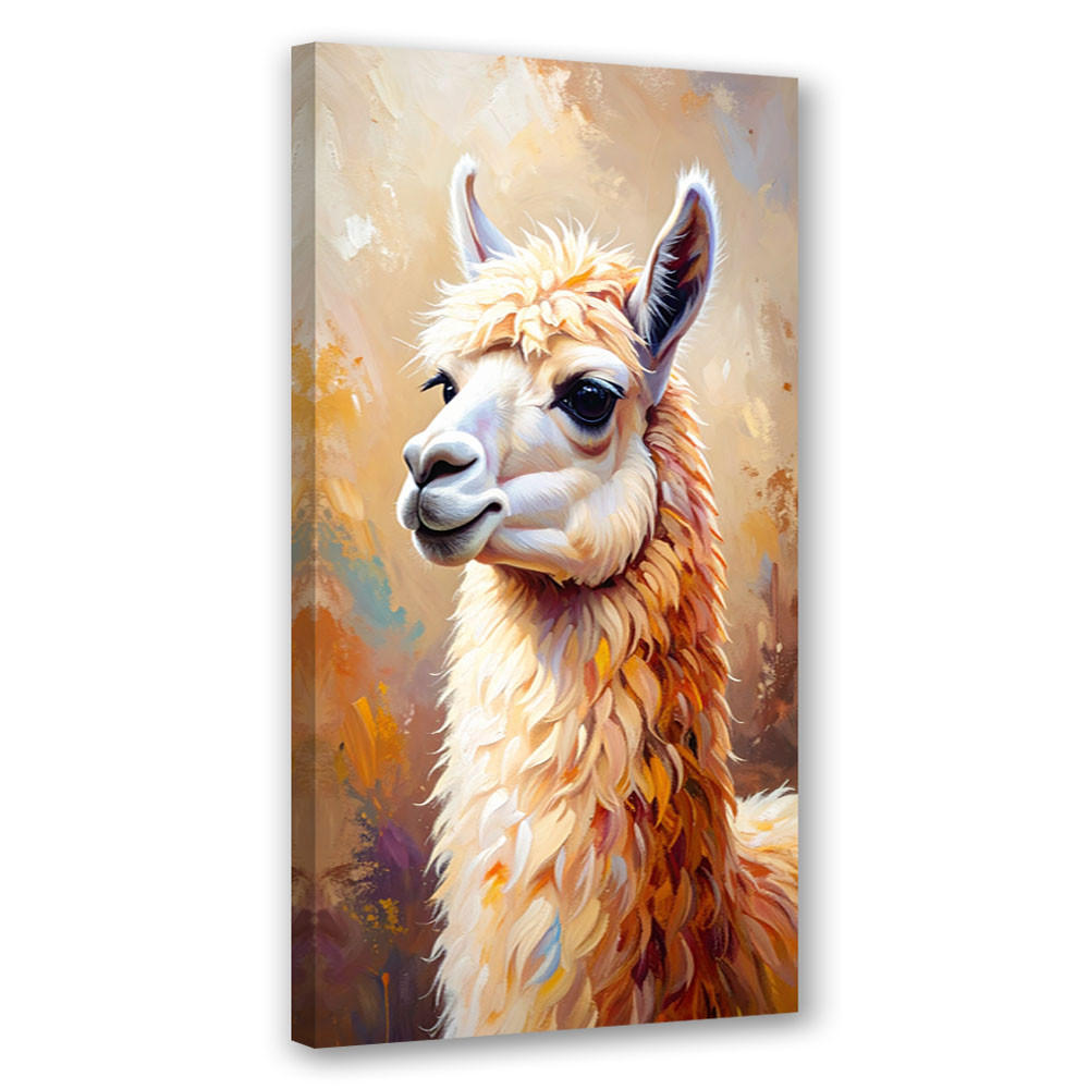 Feeby Leinwandbild Beige 60x120 cm