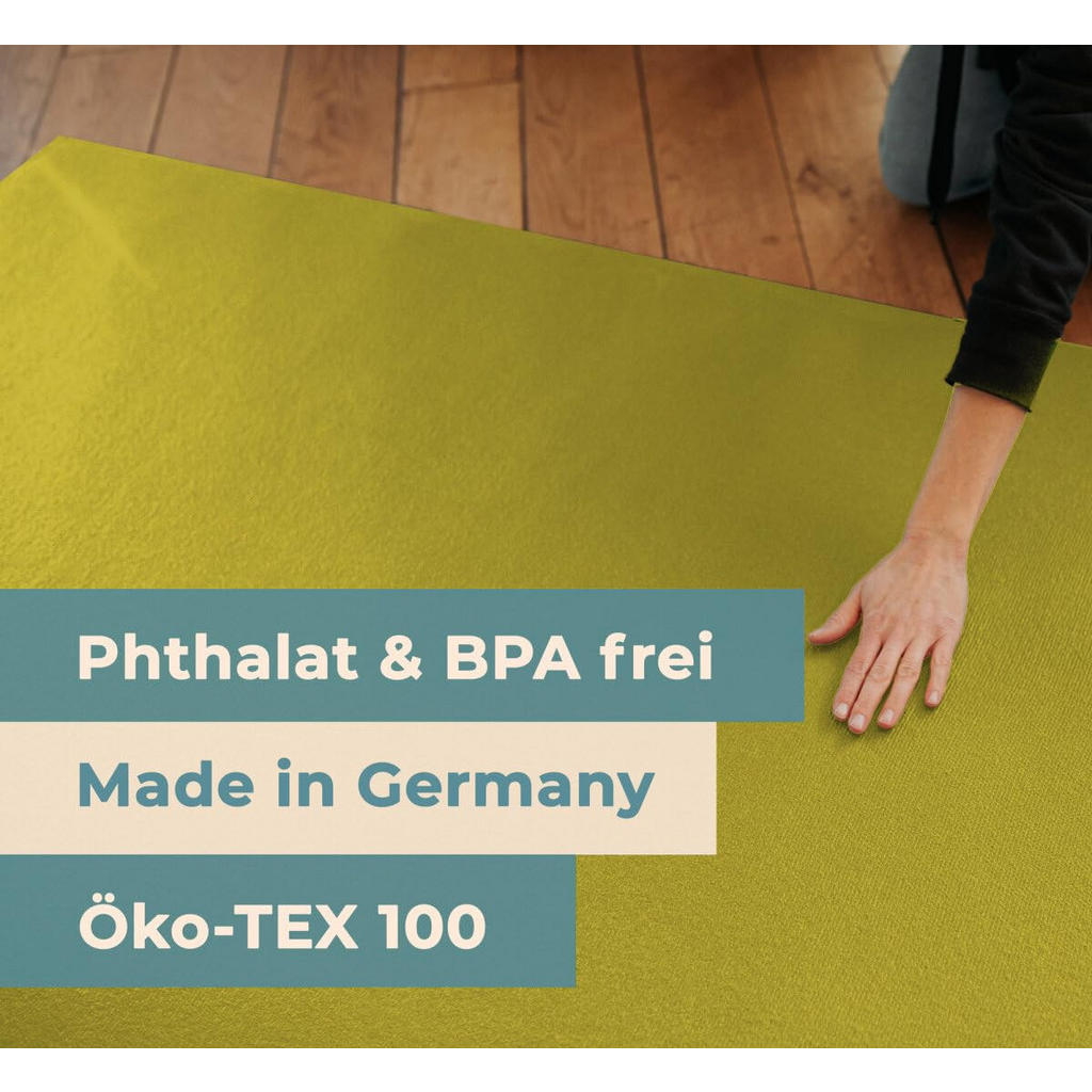 Thumbnail - Sanosoft Krabbelmatte, Gelb, Textil, 120x180 cm, Oeko-Tex® Standard 100, Teppiche & Böden, Teppiche, Teppich Kinderzimme...