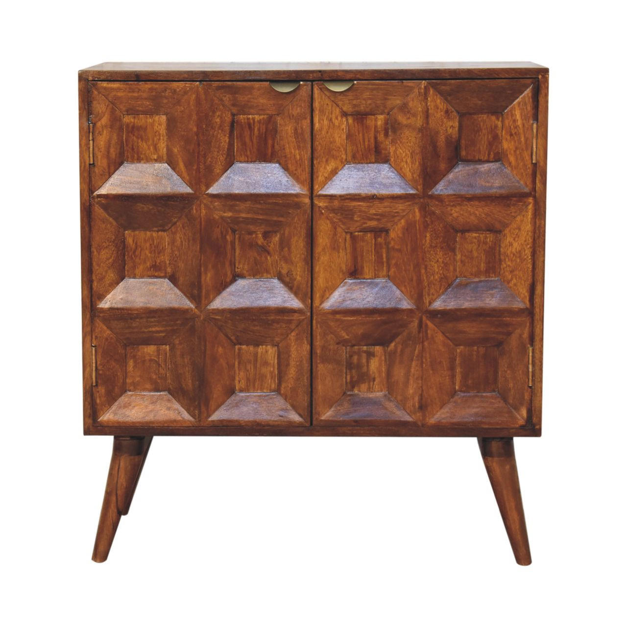 SIDEBOARD Quad - Braun, Holz (35/81/75cm) - Artisan Furniture