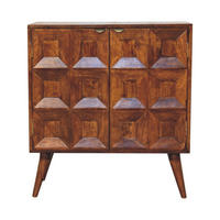 SIDEBOARD Quad - Braun, Holz (35/81/75cm) - Artisan Furniture