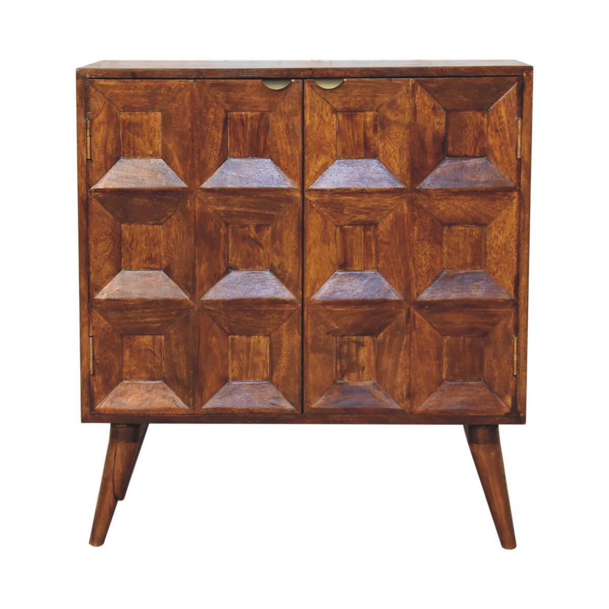 SIDEBOARD Quad - Braun, Holz (35/81/75cm) - Artisan Furniture