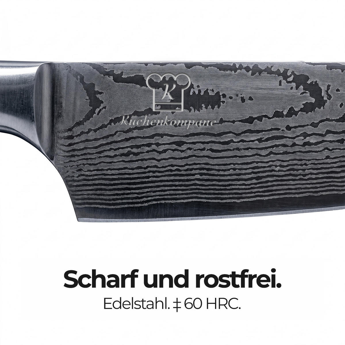 MESSER-SET Jishaku 9-tlg. – Magnetischer Akazienblock & Profimesser - Braun, Holz/Metall - Küchenkompane