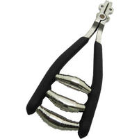 ZANGE – Für das Besaiten von Tennis- und Badmintonschlägern – Schwarz - Schwarz, Metall (8.5/4.5/2cm) - DCA