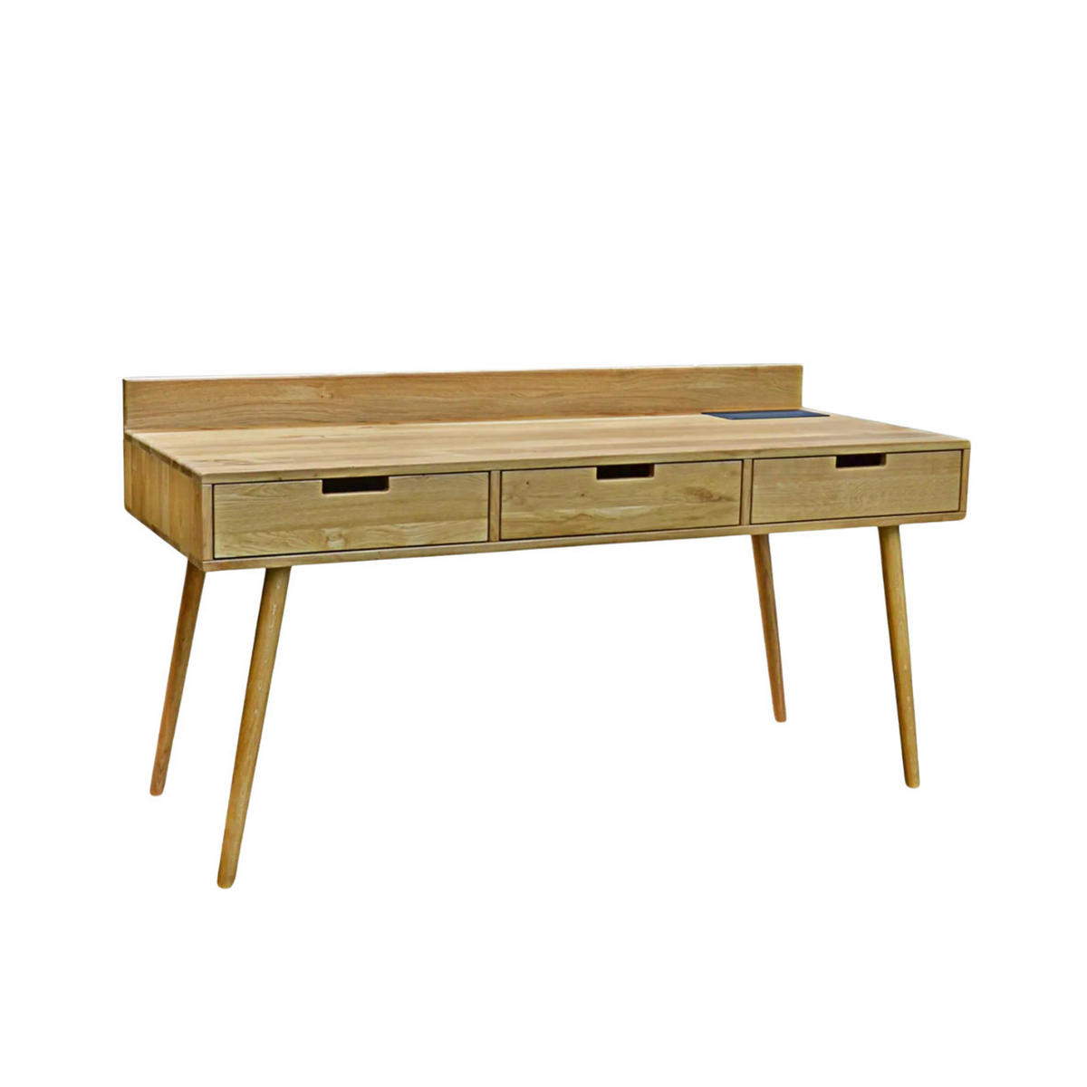 HOLZSCHREIBTISCH mit Schubladen AXEL III - Eichefarben, Holz (60/150/76cm) - Rawood Furniture