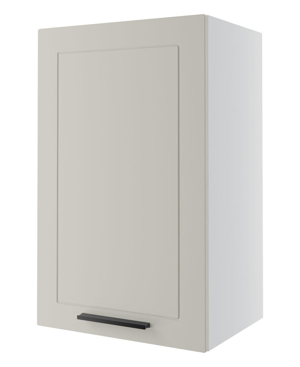 KÜCHENHÄNGESCHRANK Kvantum W2/45 Vanille Matt / Weiß Matt 45 / 32,5 / 72cm - Creme/Weiß, Holz/Holzwerkstoff (45/72/32.5cm) - Feldmann-Wohnen