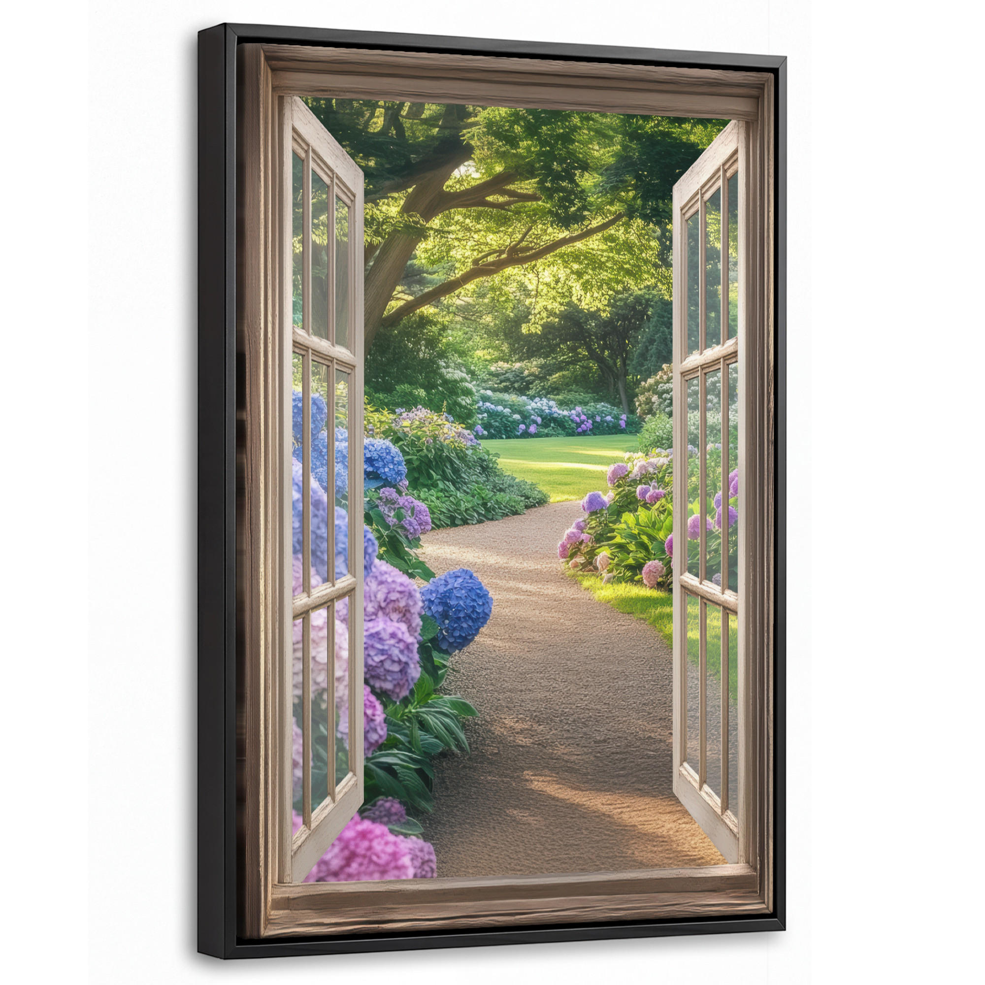 MuchoWow Leinwand Pastellblau 40x60 cm