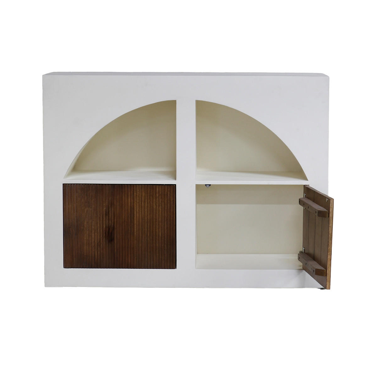 SIDEBOARD rechteckig aus Mangoholz 120x40x90cm, beige - Beige, Holz (120/90/40cm) - Giga Meubel