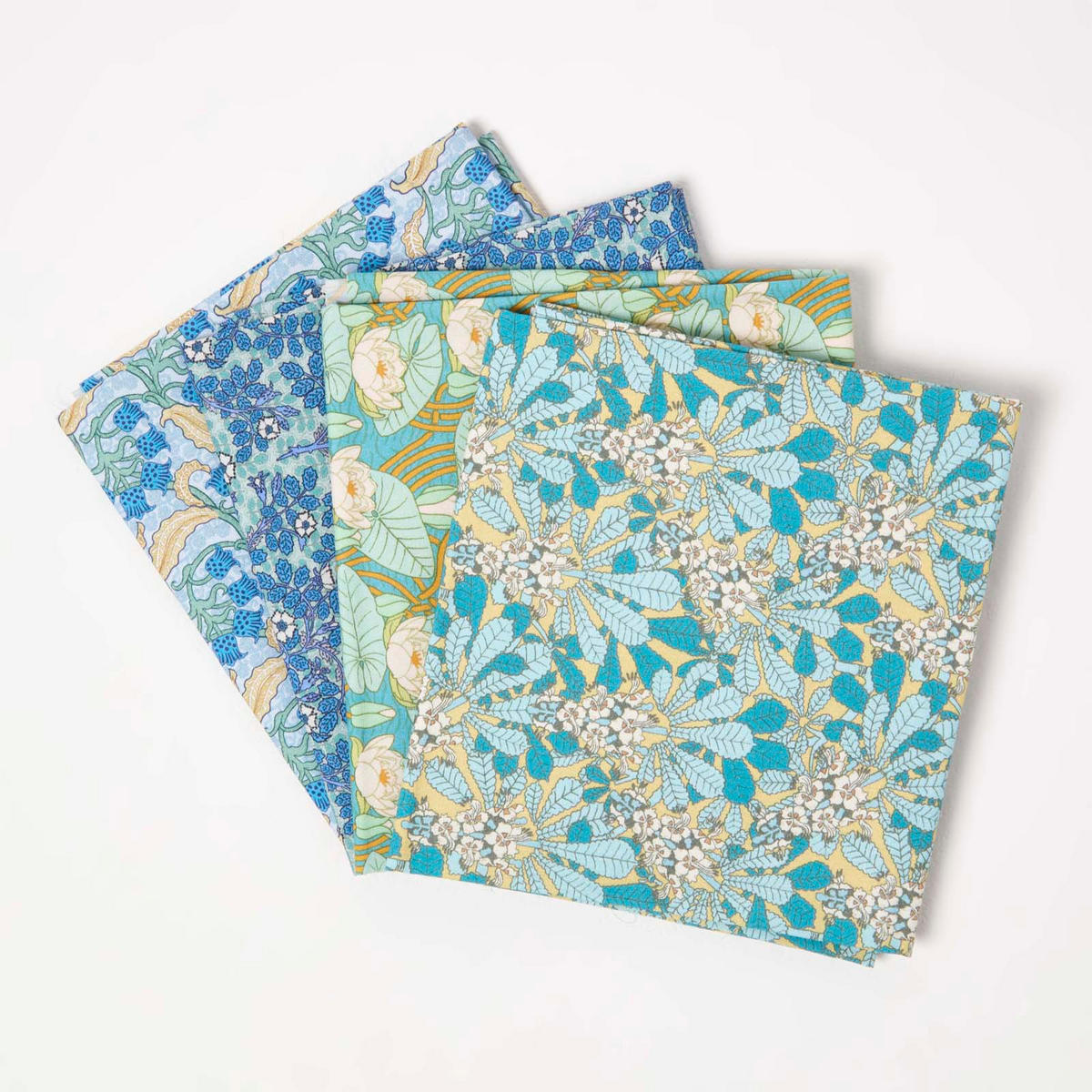 PATCHWORK-STOFFPAKET Art Déco III – Fat Quarter 4er-Set, 100% Baumwolle - Multicolor, Textil (50/55cm) - Homescapes