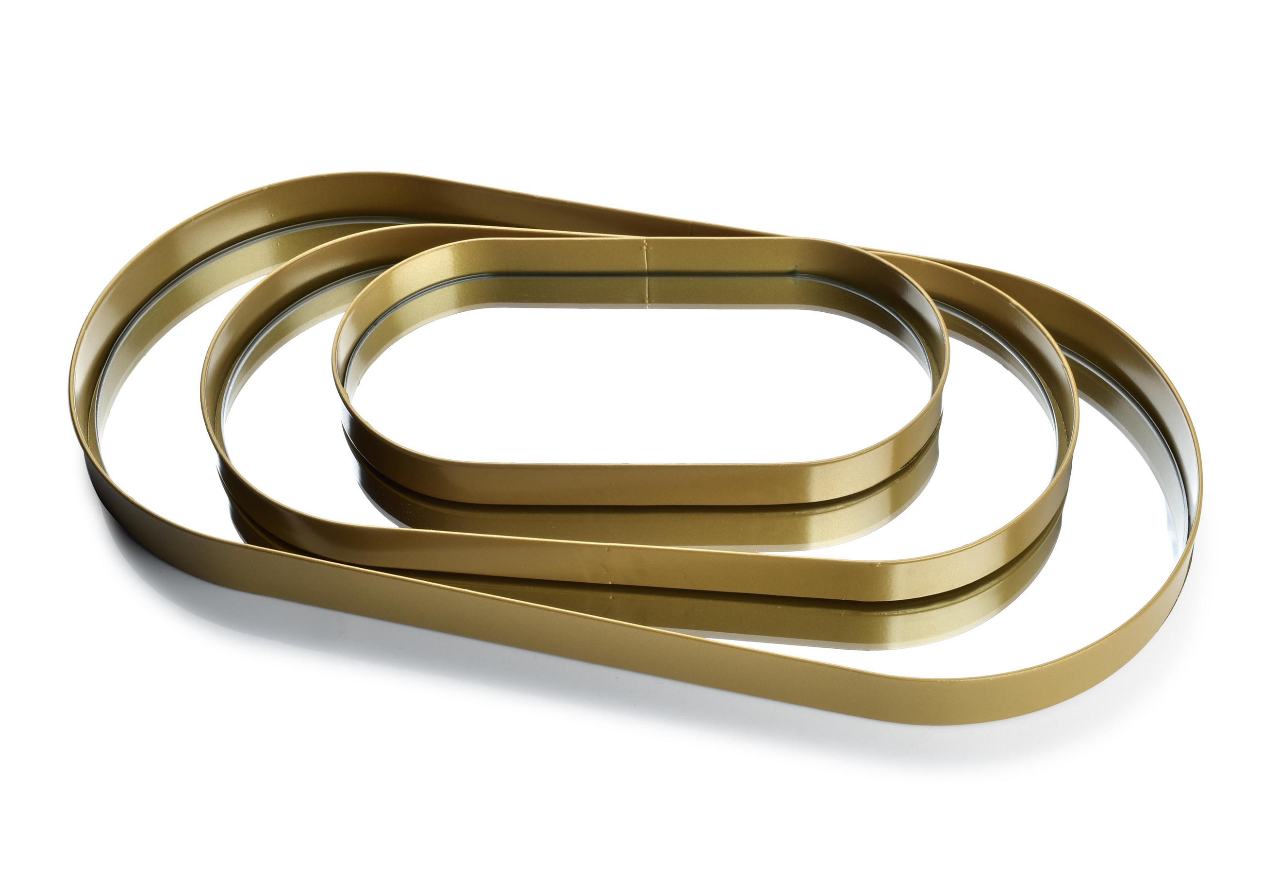 DEKOTABLETT Lucas Gold 23/23/49 cm Metall - Goldfarben, Metall (49cm) - Mondex