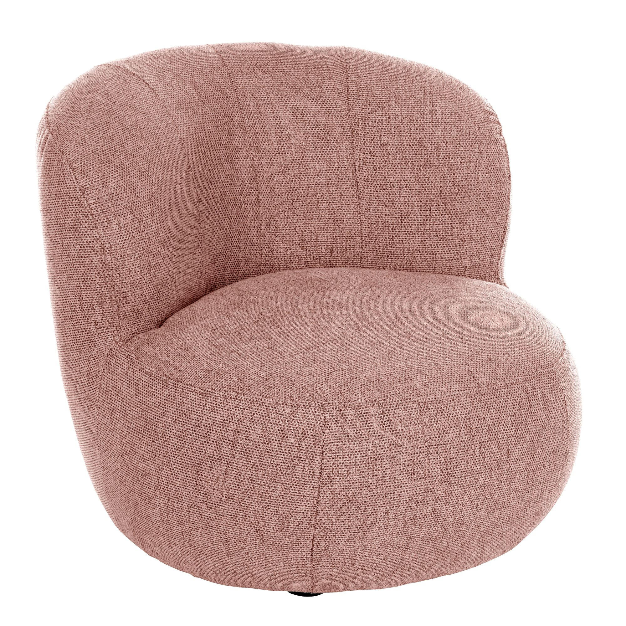 KINDERSESSEL Kayla Flachgewebe lachs - Hellrosa, Kunststoff (55/61/50cm) - 58aufmkessel