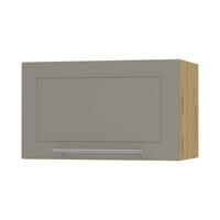 KLAPPHÄNGESCHRANK Kvantum W4B/60-AV Beige Matt / Eiche Artisan Matt 60 / 32,5 / 36cm - Beige/Eiche Artisan, Holz/Holzwerkstoff (60/36/32.5cm) - Feldmann-Wohnen