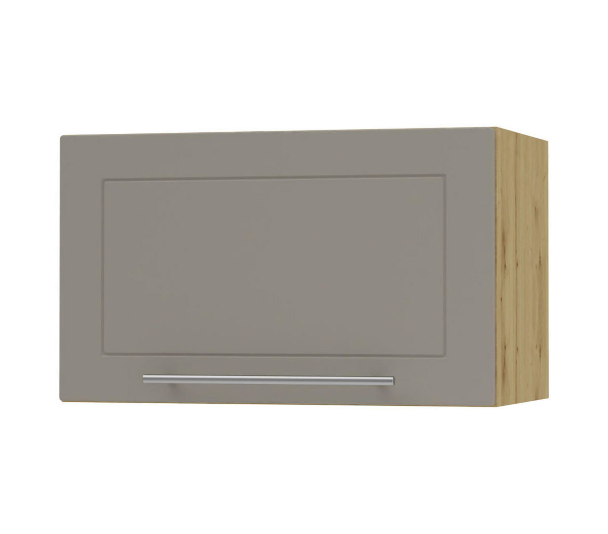 KLAPPHÄNGESCHRANK Kvantum W4B/60-AV Beige Matt / Eiche Artisan Matt 60 / 32,5 / 36cm - Beige/Eiche Artisan, Holz/Holzwerkstoff (60/36/32.5cm) - Feldmann-Wohnen