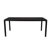 ESSTISCH Storm 220x90 cm Schwarz - Schwarz, Holz (180/90/75cm) - Zuiver