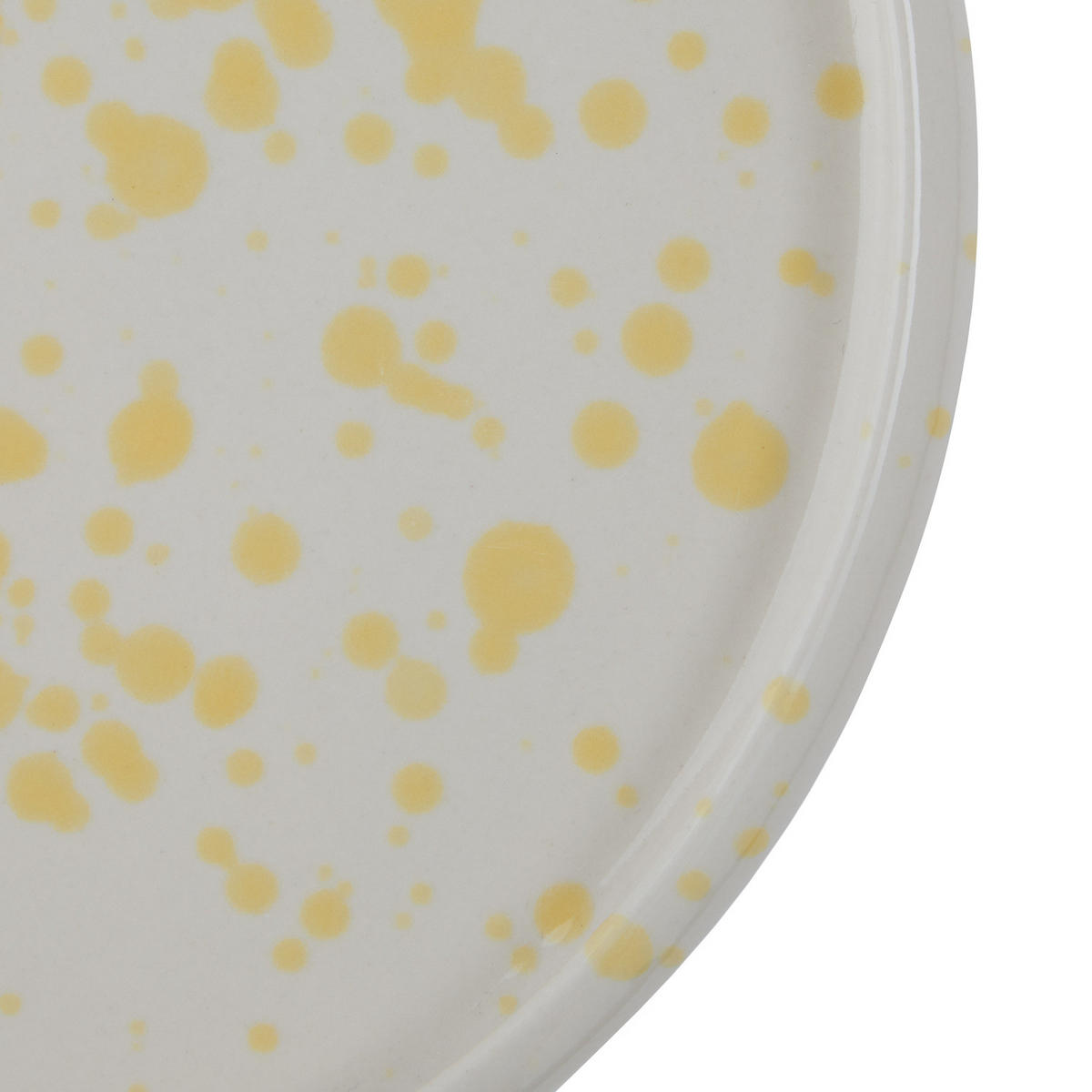 FRÜHSTÜCKSTELLER Boogy Splash - Hellgelb, Keramik (21/21/2.3cm) - Butlers