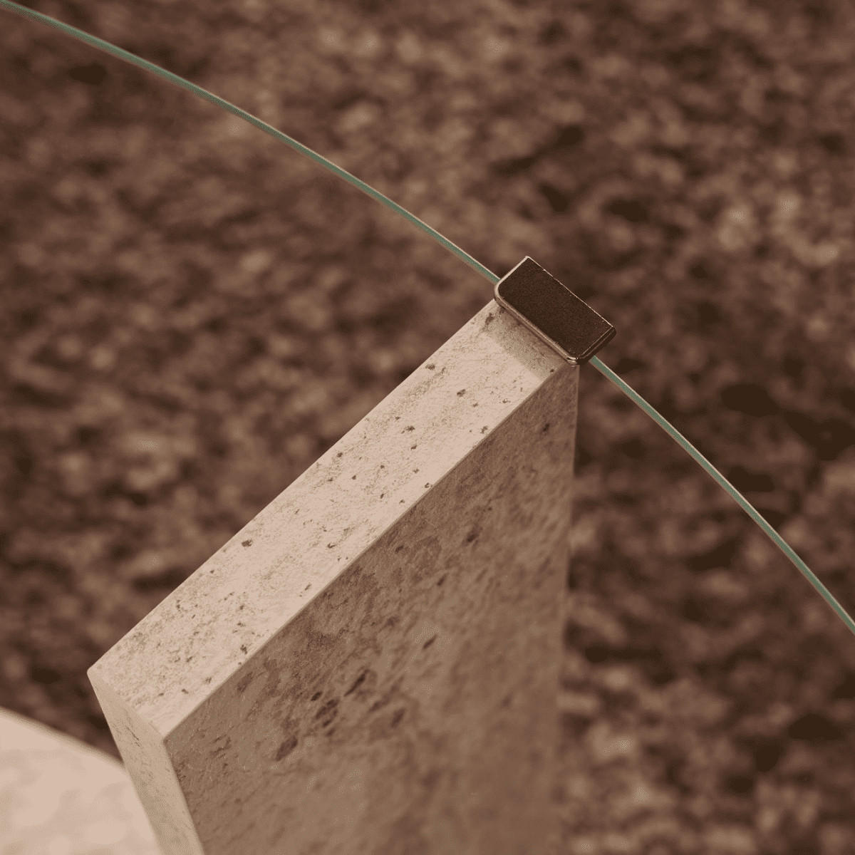 COUCHTISCH mit 2 Platten, davon eine aus gehärtetem Glas 75/75/40 cm - Beige, Holzwerkstoff (75/75/40cm) - Calicosy