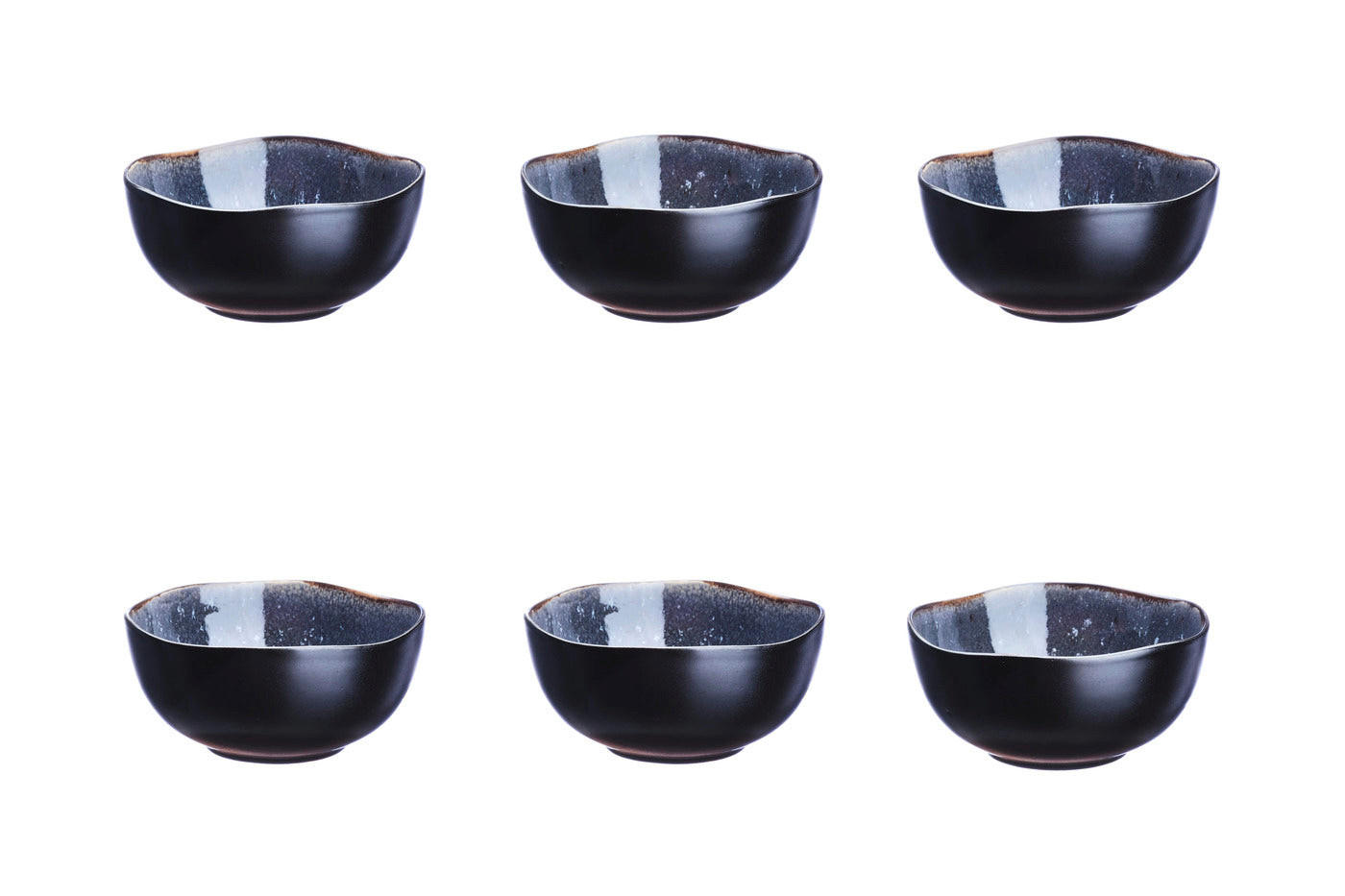 SCHALEN Iris Ø12cm - 6er-Set - Nachtblau - Blau, Keramik (12cm) - Björn