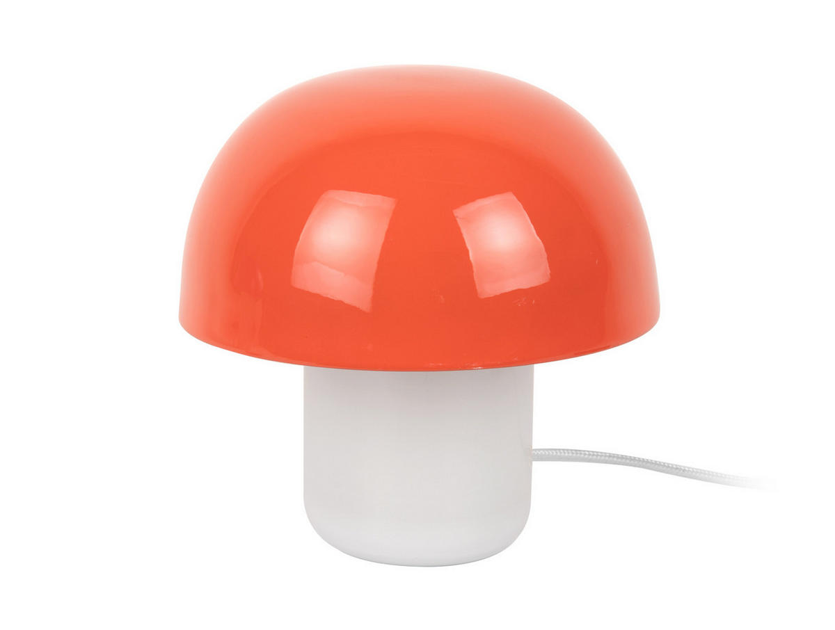 TISCHLAMPE Nuevo Mini Mushroom Orange 20/20/20 cm - Orange, Metall (20/20/20cm) - Leitmotiv