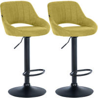 BARHOCKER 2 Stoff Grün - Grün, Textil (47/85/48cm) - CLP