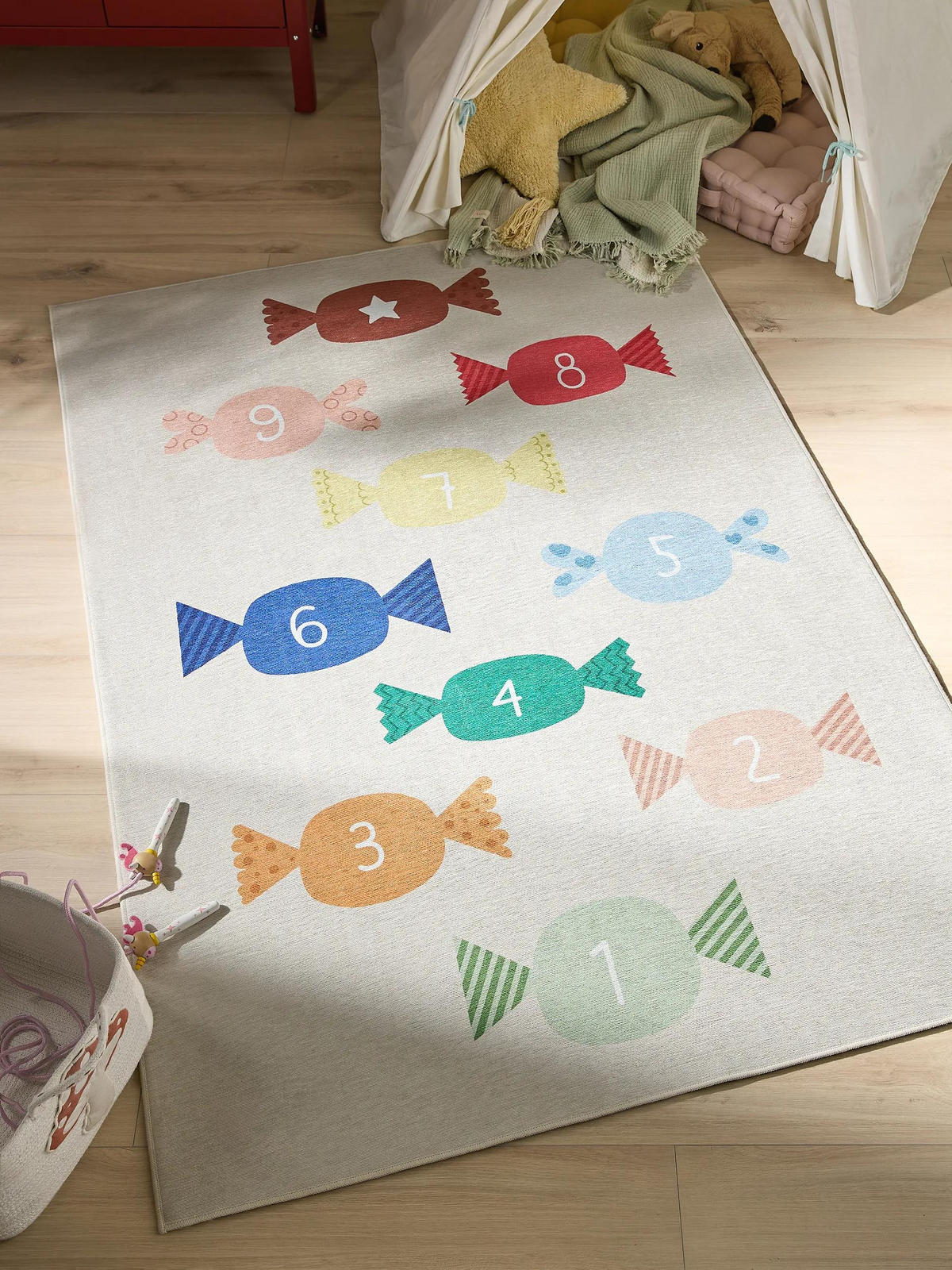 KINDERTEPPICH Pepe Multicolor 120/170 cm - Multicolor, Kunststoff/Textil (120/170cm) - benuta