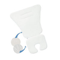 KINDERWAGEN-SITZAUFLAGE Duo Komfort weiß Polyester, wasserabweisend, leicht zu reinigen, für unterwegs - Weiß, Textil (2/30/40cm) - Lorelli