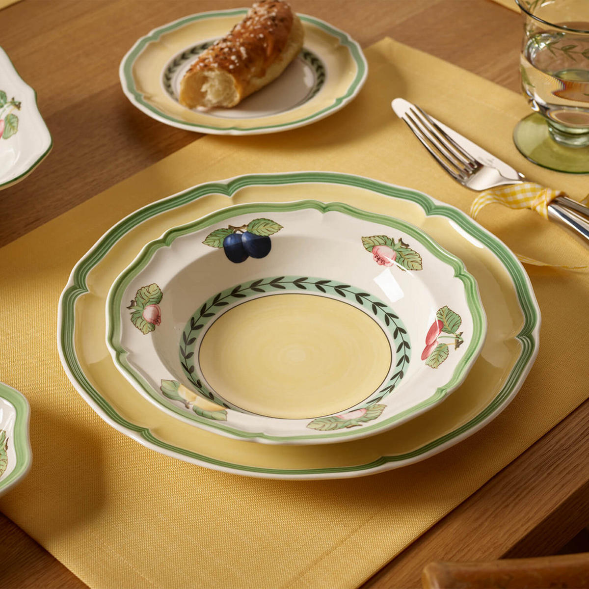 SALATSCHALEN French Garden Fleurence bunt ø 20,5 cm 6er Set - Multicolor, Keramik (20.5cm) - Villeroy & Boch